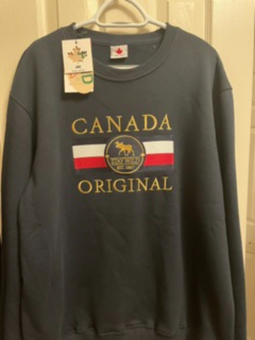 CANADA Sweatshirt, 2XL, Navy, NEW with tags